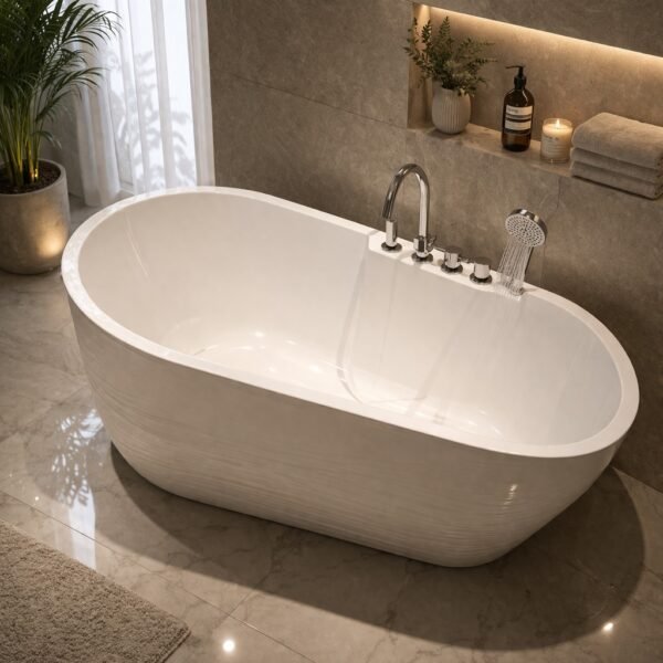 5.6 x 2.6 Ft Free Standing Bathtub