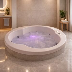 5×5 round jacuzzi