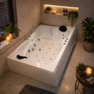 6 x 4 Ft Fully Loaded Jacuzzi Bathtub with Touch Panel