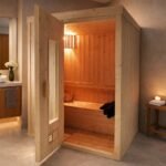 Wooden Sauna Room with Dry Heat System
